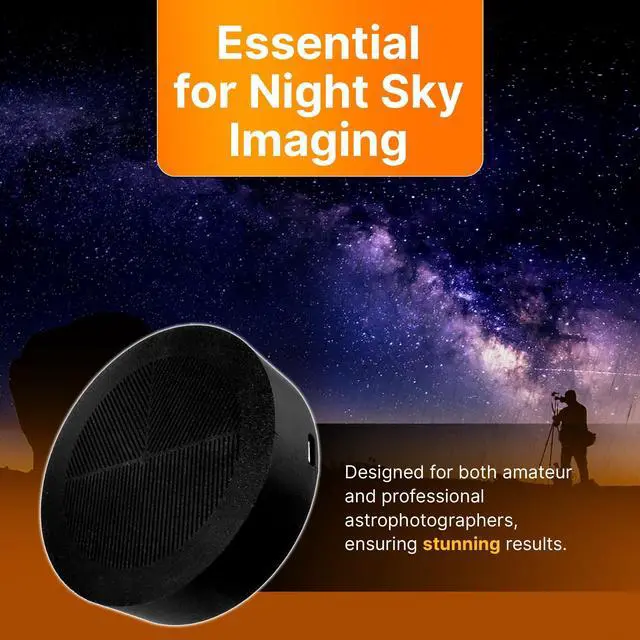 Alt view image 4 of 6 - SplashNColor Bahtinov Mask for Samyang 14mm Lens Slide-On Lens Cap and Precision Focusing Aid for Astrophotography Essential Telescope Accessories for Sharp Focus in Night Sky Imaging