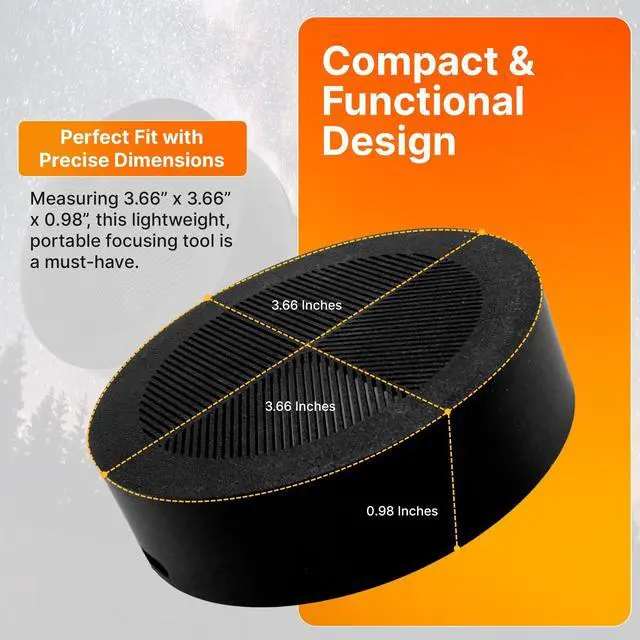 Alt view image 5 of 6 - SplashNColor Bahtinov Mask for Samyang 14mm Lens Slide-On Lens Cap and Precision Focusing Aid for Astrophotography Essential Telescope Accessories for Sharp Focus in Night Sky Imaging