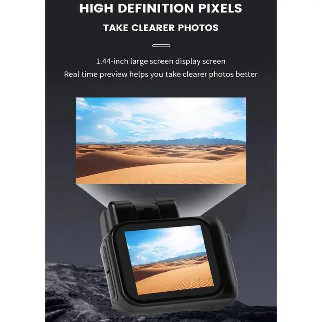 Alt view image 4 of 6 - Mini Keychain Camera, 1080P HD, Worlds Smallest KeyCam with 6 Filters, 100 Mins Battery Life, 64G Memory for Students