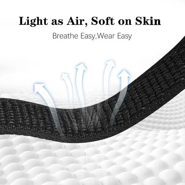 Alt view image 3 of 6 - Wristband Compatible with Plaud NotePin S/NotePin AI Voice Recorder,with Metal Protective Case Hook and Loop Soft Lightweiht Breathable Strap for Plaud NotePin Voice Recorder Accessory
