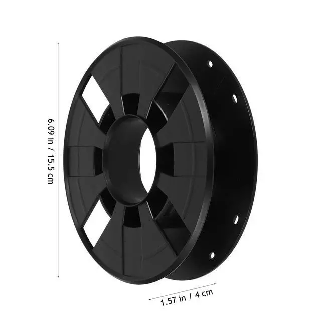 Alt view image 2 of 6 - Reel Extension Cords Extension Cord Storage Spool for Wire Organizer and Storage Organizers and Storage Wheel Cord Spool Plastic Black