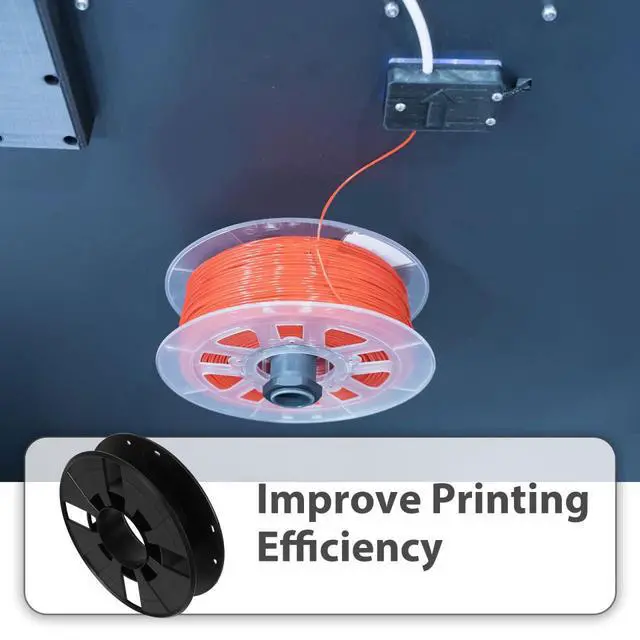 Alt view image 4 of 6 - Reel Extension Cords Extension Cord Storage Spool for Wire Organizer and Storage Organizers and Storage Wheel Cord Spool Plastic Black
