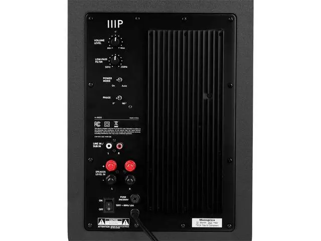 Alt view image 5 of 6 - CSW-10 10in 200 Watt Compact Subwoofer