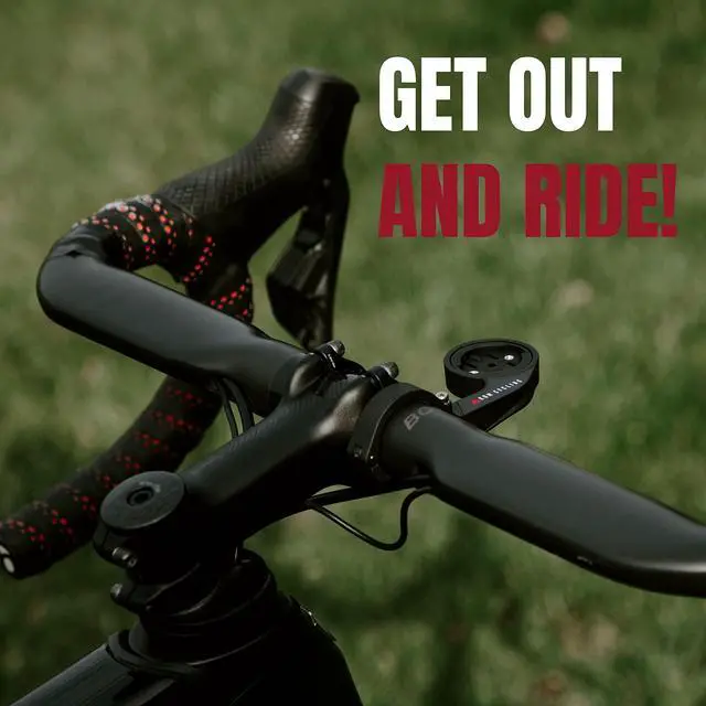 Alt view image 6 of 6 - Garmin Bike Mount with from Edge Mount Designed for Garmin Edge 540, Edge 840 and Other Models (Aero - Black) | Edge Aero Handlebar Mount - Lightweight, Durable, Universal Fit