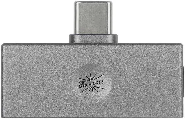Main image of Kiwi Ears Allegro Mini USB C to 3.5/4.4mm IEM Headphone Amplifier | Official Web EQ Tuning, High Resolution 32bit/384kHz for Phone PC Tablet, Portable for Audiophiles Gamers Use (Titanium)