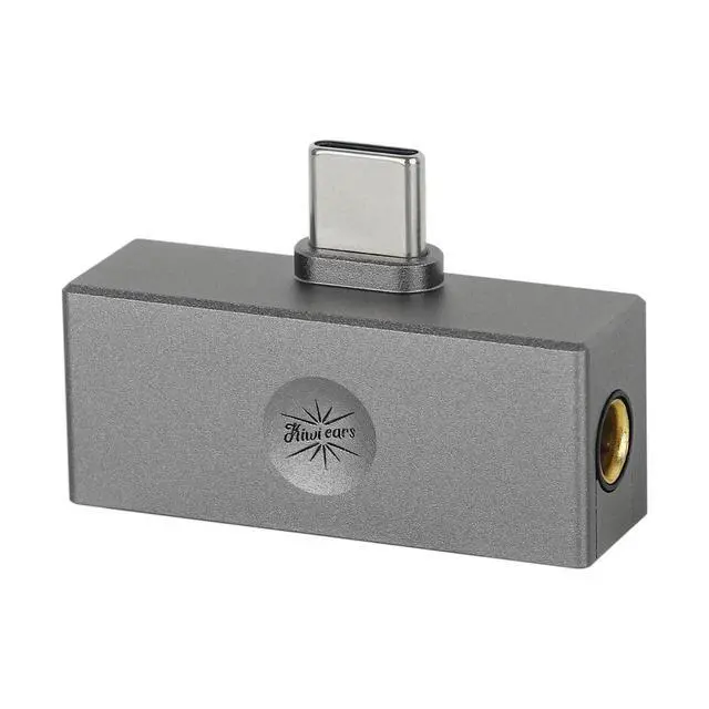 Alt view image 3 of 6 - Kiwi Ears Allegro Mini USB C to 3.5/4.4mm IEM Headphone Amplifier | Official Web EQ Tuning, High Resolution 32bit/384kHz for Phone PC Tablet, Portable for Audiophiles Gamers Use (Titanium)