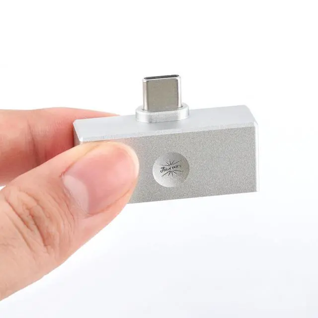 Alt view image 6 of 6 - Kiwi Ears Allegro Mini USB C to 3.5/4.4mm IEM Headphone Amplifier | Official Web EQ Tuning, High Resolution 32bit/384kHz for Phone PC Tablet, Portable for Audiophiles Gamers Use(Sliver)
