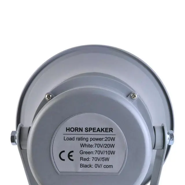 Alt view image 4 of 4 - Saga Elite 8 Outdoor Speaker Horn w/Transformer (70V)