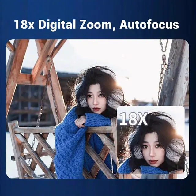 Alt view image 5 of 6 - 8K Digital Camera for Photography, 88MP Vlogging Camera with 3" 180 Flip Screen, 18X Zoom, Autofocus, Wide Angle Lens, WiFi Mirrorless Cameras with 32GB Card, 2 Batteries (Pink)