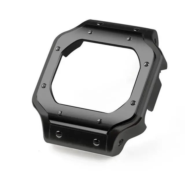 Alt view image 2 of 5 - DW5600 Case Band Mod Kit, Stainless Steel Strap Case Bezel with Face Nails Compatible with Casio G-shock DW5600, GB5600, GW-B5600, GWX5600, DW5025/ DW5700/ DW5735/ DW5750 (Black)