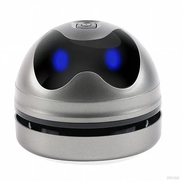 Main image of Mini Desktop Vacuum Cleaner, Cordless Desk Vacuum, Rechargeable | Low Noise Cute cartoon Robot USB-C