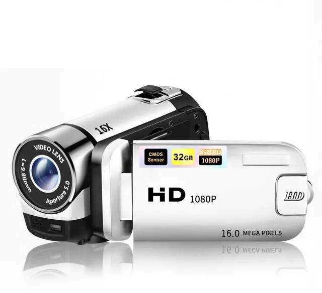 Main image of 1080P Digital Camera for Photography, 16MP Vlogging Camera 16X Digital Zoom Digital Camera with 2.4in 360° Flip Screen, Compact Travel Camera for Teens Adult Beginner Kids (White)