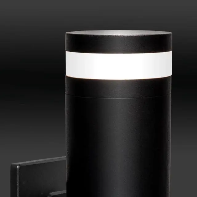 Alt view image 4 of 6 - Eclipse Series Wall Mount Outdoor Landscaping Speaker with LED Light