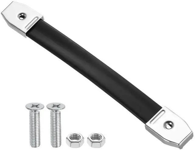 Main image of 9.9 Inches Speaker Cabinet Strap Handles, Handle Pull Metal Caps Buckle Grasp Strap Hardware for Speaker Flight Case, Silver