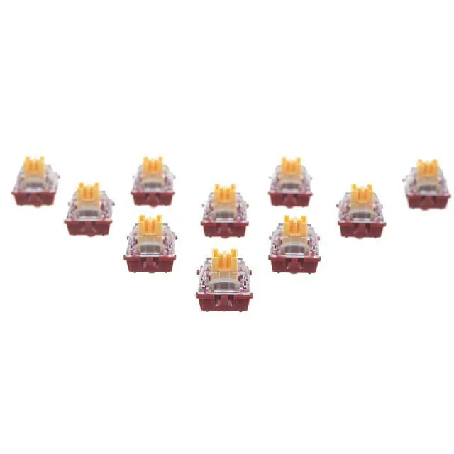 Alt view image 2 of 5 - Phoenix Linear Silent Keyboard Switch with LED Diffuser, 5 Pin | Pre-lubed Switches for Backlit Mechanical Keyboard, Phoenix V2 Switch (70Pcs)