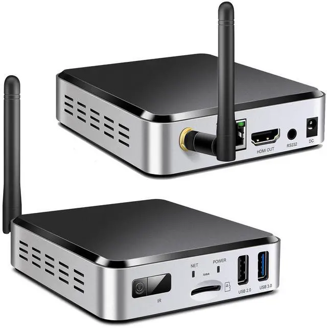Main image of Geniatech Android 11 Smart TV Box HD 4K, HDMI Digital Signage Player, Mini PC 4G WiFi Bluetooth Video Player for Industrial/Commercial Advertising Menu Display