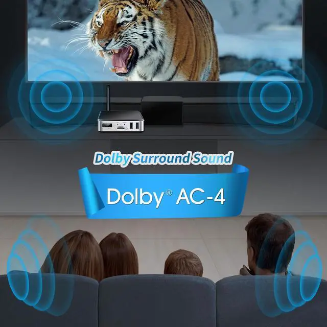 Alt view image 5 of 6 - Geniatech Android 11 Smart TV Box HD 4K, HDMI Digital Signage Player, Mini PC 4G WiFi Bluetooth Video Player for Industrial/Commercial Advertising Menu Display