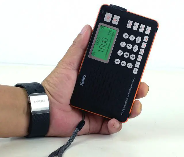Alt view image 4 of 6 - KA29 All in one World Receiver, with Recorder, AM FM SW Radio and MP3 Player(Black)