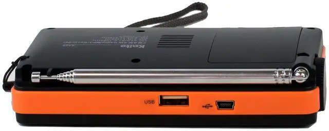 Alt view image 5 of 6 - KA29 All in one World Receiver, with Recorder, AM FM SW Radio and MP3 Player(Black)
