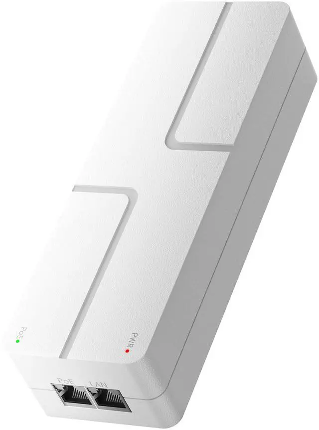 Main image of 2.5Gb PoE+ Injector, 90W | IEEE 802.3bt/at/af, 2.5Gbps & 1000Mbps High Speed, 100m Transmission, Plug & Play, For PTZ Cameras, WiFi 6 AP, VoIP Phone