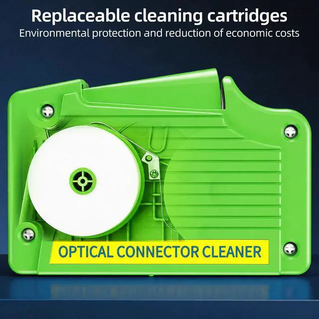 Alt view image 4 of 6 - Fiber Cleaner - Fiber Tools for 1.25mm/2.5mm Fiber Optic connectors Cleaning Compatible with SC/ST/FC/LC/MU connectors,One Click Cleaner, Over 500 Cleans