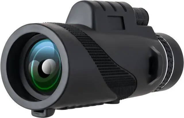 Main image of Monocular Telescope with Smartphone Adapter, HD BAK-4 Prism, Handheld Monoculars for Adults Bird Watching Hunting Hiking, Black