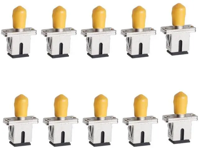 Main image of 10 pcs SC to ST Fiber Optical Couplers | SC Female to ST Female Singlemode (SM) Simplex Fiber Optic Adapter Simplex Single Mode Network Internet Connector Adapters