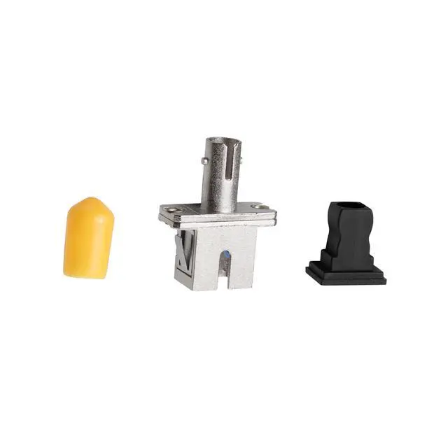 Alt view image 2 of 3 - 10 pcs SC to ST Fiber Optical Couplers | SC Female to ST Female Singlemode (SM) Simplex Fiber Optic Adapter Simplex Single Mode Network Internet Connector Adapters