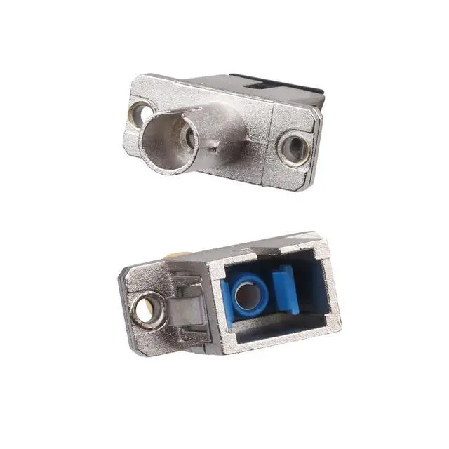 Alt view image 3 of 3 - 10 pcs SC to ST Fiber Optical Couplers | SC Female to ST Female Singlemode (SM) Simplex Fiber Optic Adapter Simplex Single Mode Network Internet Connector Adapters