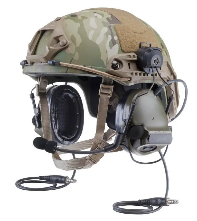 Alt view image 2 of 2 - ARC Rail Headset Adapter Set for Tactical Helmets | Compatible with 3M Peltor ComTac Walker Razor Headsets| ARC Rail Hearing Protection and Adapter for ACH MICH Fast High Cut Helmets