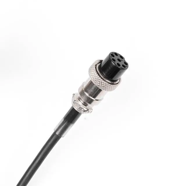 Alt view image 3 of 4 - 8 Pin Mic Female to Female Connector Cable 1.8M Durable Coiled Cord Compatible with Kenwood YAESU ICOM CB Radio