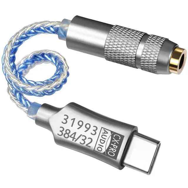 Alt view image 5 of 6 - USB C to 3.5mm Adapter CX31993 Earbuds CX-PRO DAC Headphone Amp with 3.5mm Output Phone Compatible with iPhone 15 Pro Max Plus, Galaxy S23 Ultra, Pixel 7 iPad Android Windows