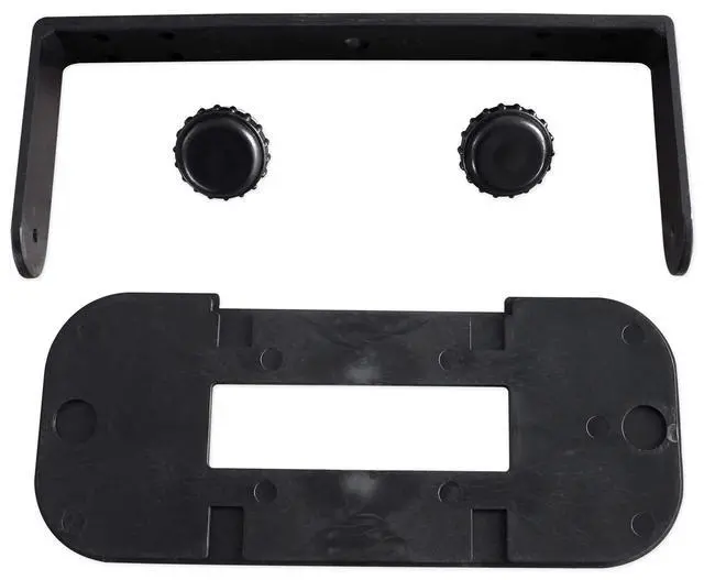 Alt view image 6 of 6 - RMH200B Black Single DIN Marine Radio Waterproof Gimbal Housing | Pre-Wired Harness, UV Resistant, Spring Loaded Flip-Up Door, Stainless Steel Hardware, Universal Fit