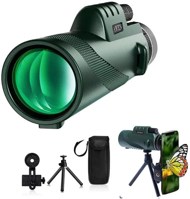 Main image of 40X60 Monocular Telescope High-Power Low-Light-Vision - for Adults with Smartphone Holder-for Stargazing Bird Watching Hunting Hiking Camping Gifts for Man