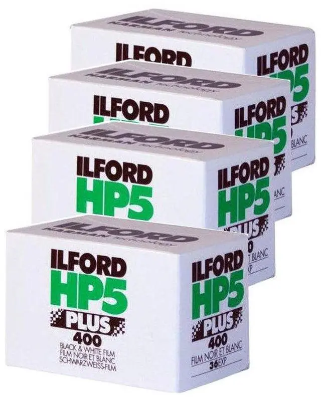 Main image of 1574577 HP5 Plus, Black and White Print Film, 35 mm, ISO 400, 36 Exposures (Pack of 4)