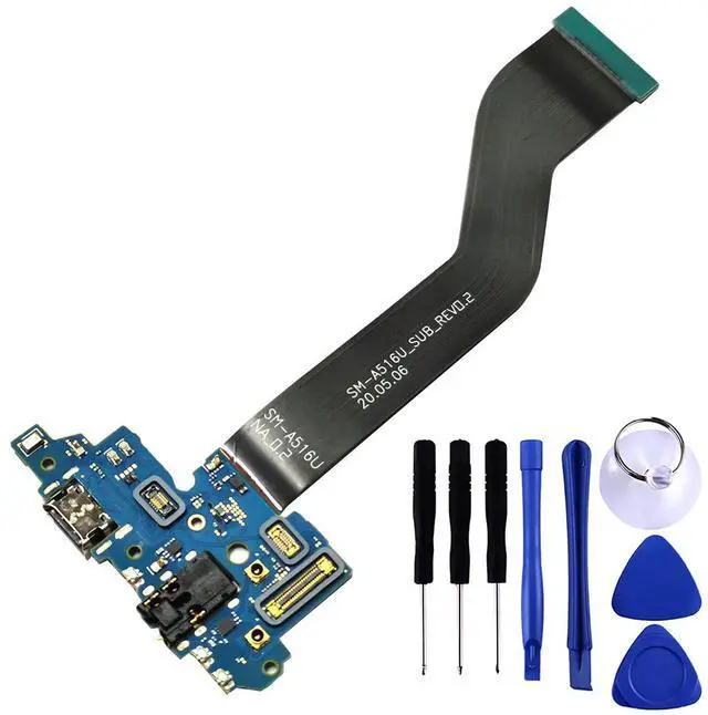 Main image of Galaxy A51 5G USB Charging Port Flex Cable A516U Replacement A51 5G SM-A516U Type C Charger Dock Board Flex Cable Connector for Samsung A51 5G A516V Port Flex Repair Part