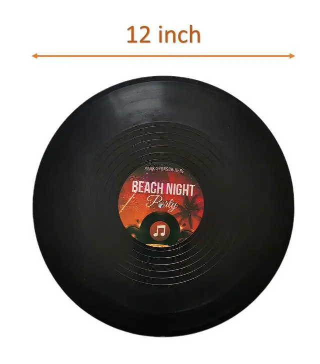 Alt view image 2 of 6 - 12 inch Fake Vinyl Records Fake 10 Pieces in 1 Pack Decorative | Indie Aesthetic Room Decor or Home Decor on Wall for Bedroom or Living Room Discos Music Studio Hip Hop Decorative Purpose