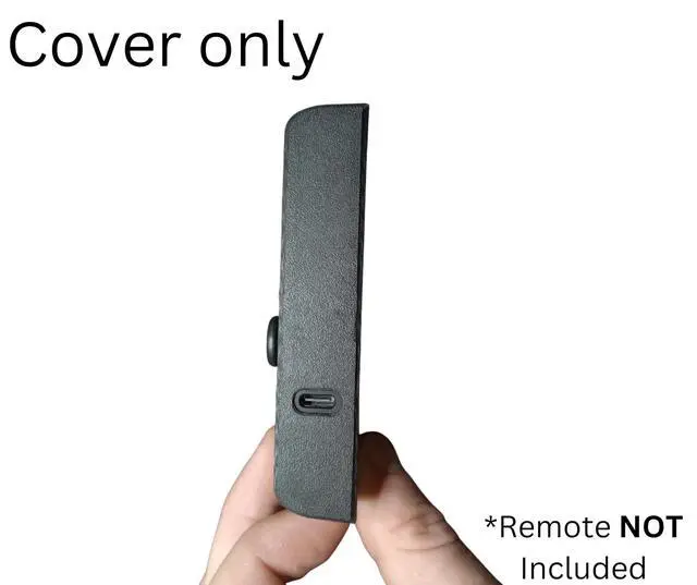 Alt view image 2 of 2 - US Designed & Veteran Made Side Trim Cover Compatible with OBSBOT Tail Air Remote | Snug Fit Dust Cover for Side USB-C Port | Lightweight Durable Protection | Black Accessory