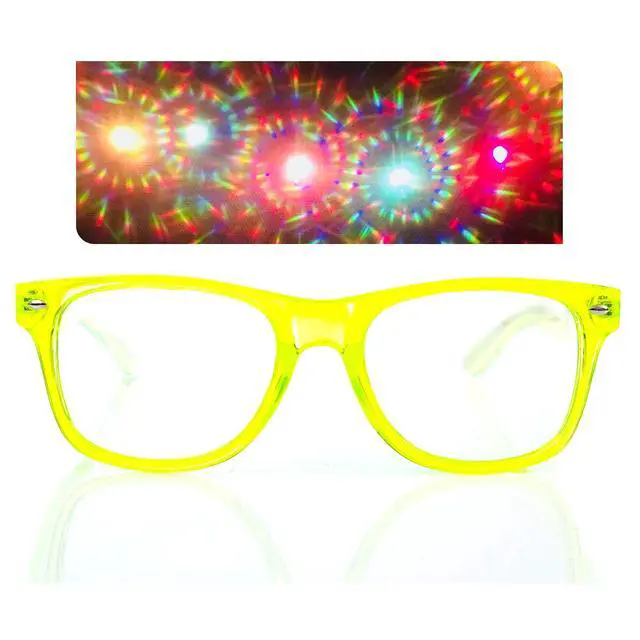 Alt view image 3 of 6 - Spiral Diffraction Glasses - for Raves, Festivals and More