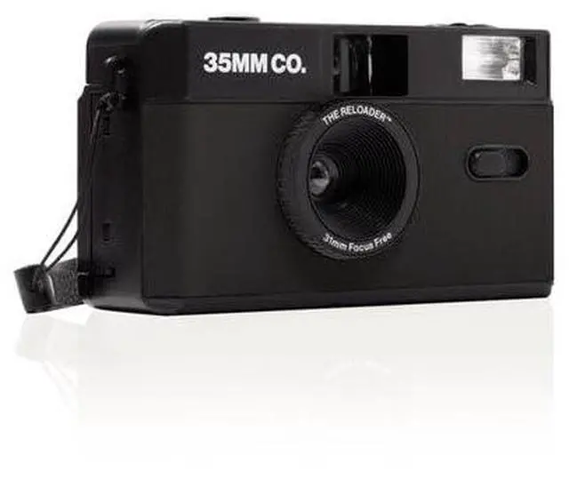 Alt view image 3 of 6 - 35mm Reusable Film Camera with Flash, Compatible with All 35mm Film, Analog Point & Shoot with Manual Advance & Rewind, Perfect for Travel, Beginners & Everyday Nostalgia - Charcoal
