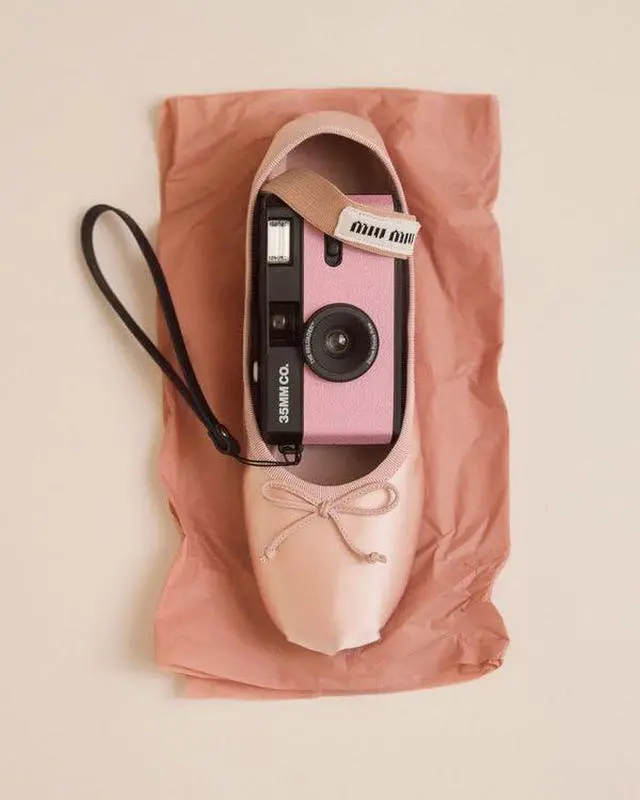 Alt view image 2 of 6 - 35mm Reusable Film Camera with Flash, Compatible with All 35mm Film, Analog Point & Shoot with Manual Advance & Rewind, Perfect for Travel, Beginners & Everyday Nostalgia - Ballerina