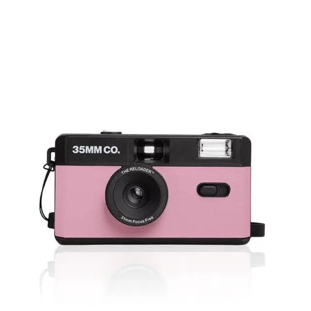 Alt view image 3 of 6 - 35mm Reusable Film Camera with Flash, Compatible with All 35mm Film, Analog Point & Shoot with Manual Advance & Rewind, Perfect for Travel, Beginners & Everyday Nostalgia - Ballerina