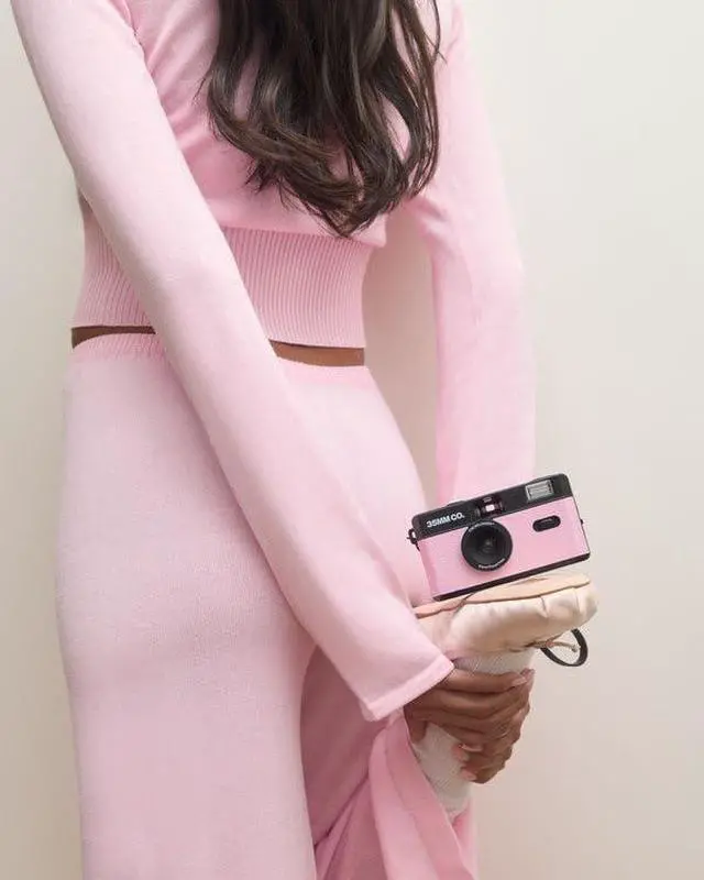 Alt view image 5 of 6 - 35mm Reusable Film Camera with Flash, Compatible with All 35mm Film, Analog Point & Shoot with Manual Advance & Rewind, Perfect for Travel, Beginners & Everyday Nostalgia - Ballerina