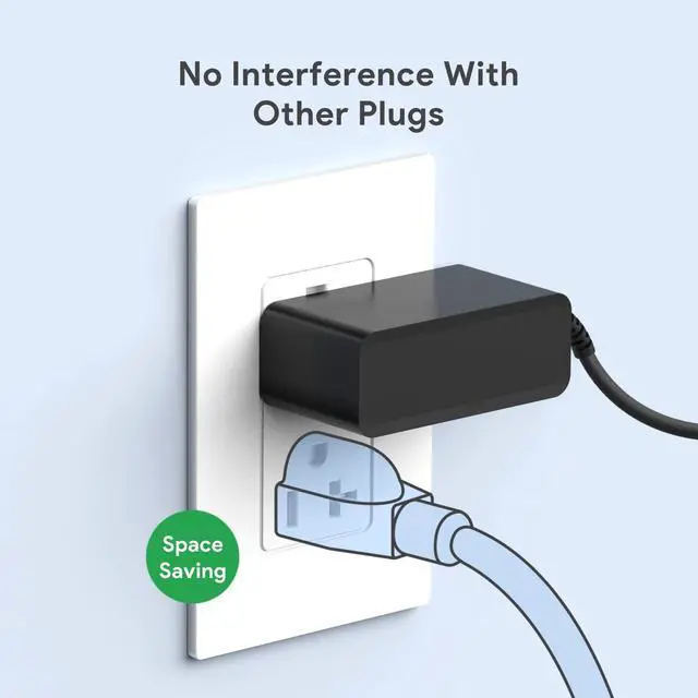 Alt view image 6 of 6 - MC2805A Charger Power Cord Compatible with Eureka P0801 RapidClean Pro Stylus Lightweight Cordless Vacuum Cleaner NEC180 NEC182 NEC185 NEC186 NEC480 Eureka Vacuum MC2805A AC Adapter