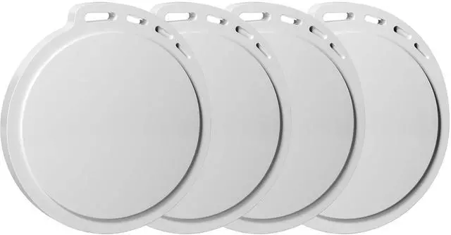 Main image of Air Tracker Tags-4 Pack, Bluetooth Tracker, Work with Apple Find My (iOS Only), Smart Tag with Protective Case/Keychain/Lanyard, for Luggage/Key/Suitcase, Replaceable Battery, Waterproof Key Finder