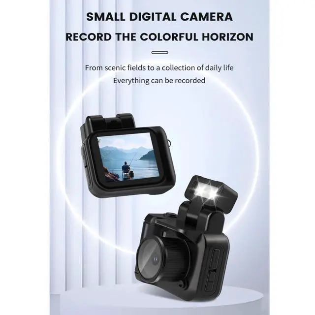Alt view image 2 of 6 - Mini Keychain Camera, 1080P HD - Worlds Smallest Camera, KeyCam Photo & Video with 6 Filters, 100 Mins Battery Life, 128G Memory Card