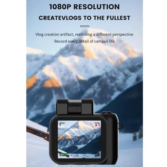 Alt view image 3 of 6 - Mini Keychain Camera, 1080P HD - Worlds Smallest Camera, KeyCam Photo & Video with 6 Filters, 100 Mins Battery Life, 128G Memory Card
