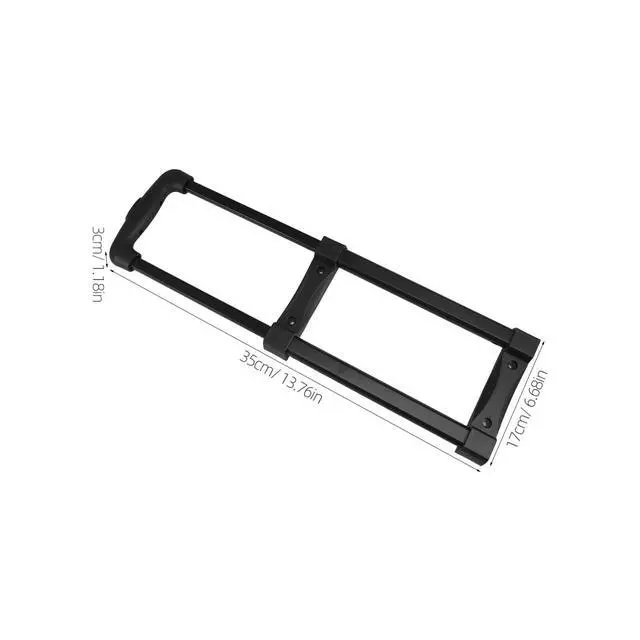 Alt view image 4 of 6 - 2-Fold Portable Speaker Handle Sturdy Plastic Grasp Handle for Audio Equipment Cabinet for Stage Speaker Replacement Parts and Accessories