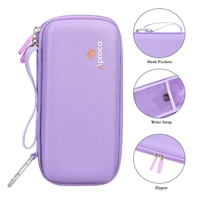 Alt view image 3 of 6 - Calculator Case Compatible with Texas Instruments TI-84 Plus CE/TI-84 Plus/TI-83 Plus/TI-89 Titanium/TI-85 / TI-86 Color Graphing Calculator -Purple (Case Only)