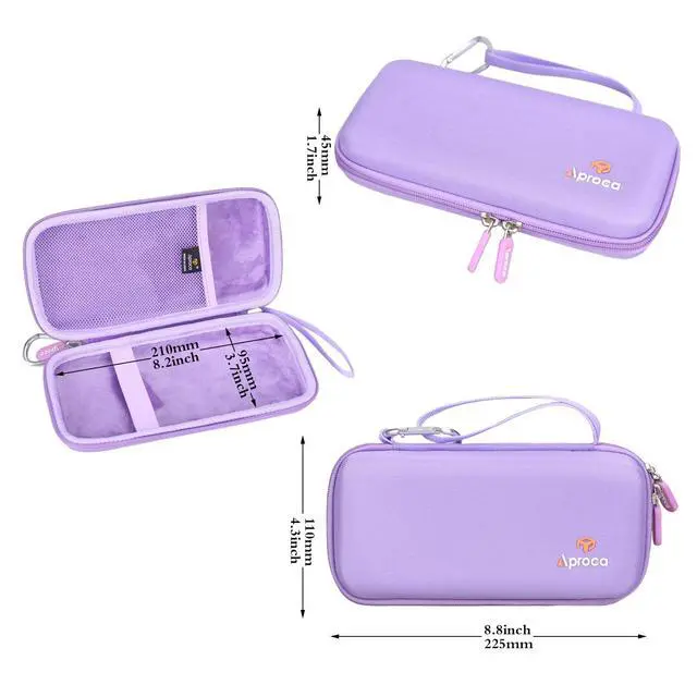 Alt view image 6 of 6 - Calculator Case Compatible with Texas Instruments TI-84 Plus CE/TI-84 Plus/TI-83 Plus/TI-89 Titanium/TI-85 / TI-86 Color Graphing Calculator -Purple (Case Only)